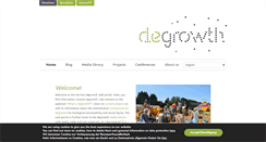 Desktop Screenshot of degrowth.info
