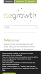 Mobile Screenshot of degrowth.info