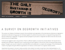 Tablet Screenshot of degrowth.net