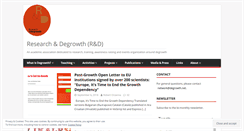 Desktop Screenshot of degrowth.org