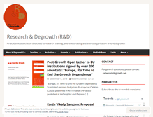 Tablet Screenshot of degrowth.org
